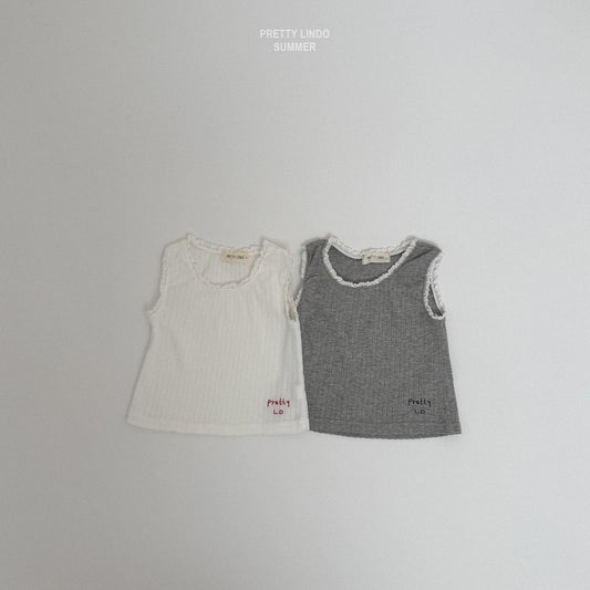 [PRE-ORDER] Lace Sleeveless T-Shirts