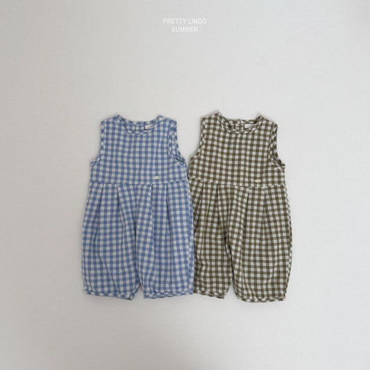[PRE-ORDER] Check Jump Suit