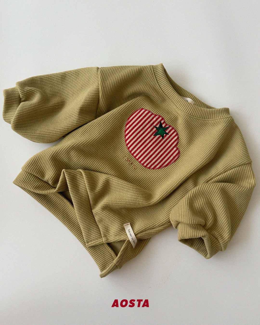 Tomato Sweatshirts [Ivory/M(1-2yr)]