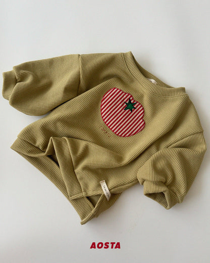Tomato Sweatshirts [Ivory/M(1-2yr)]