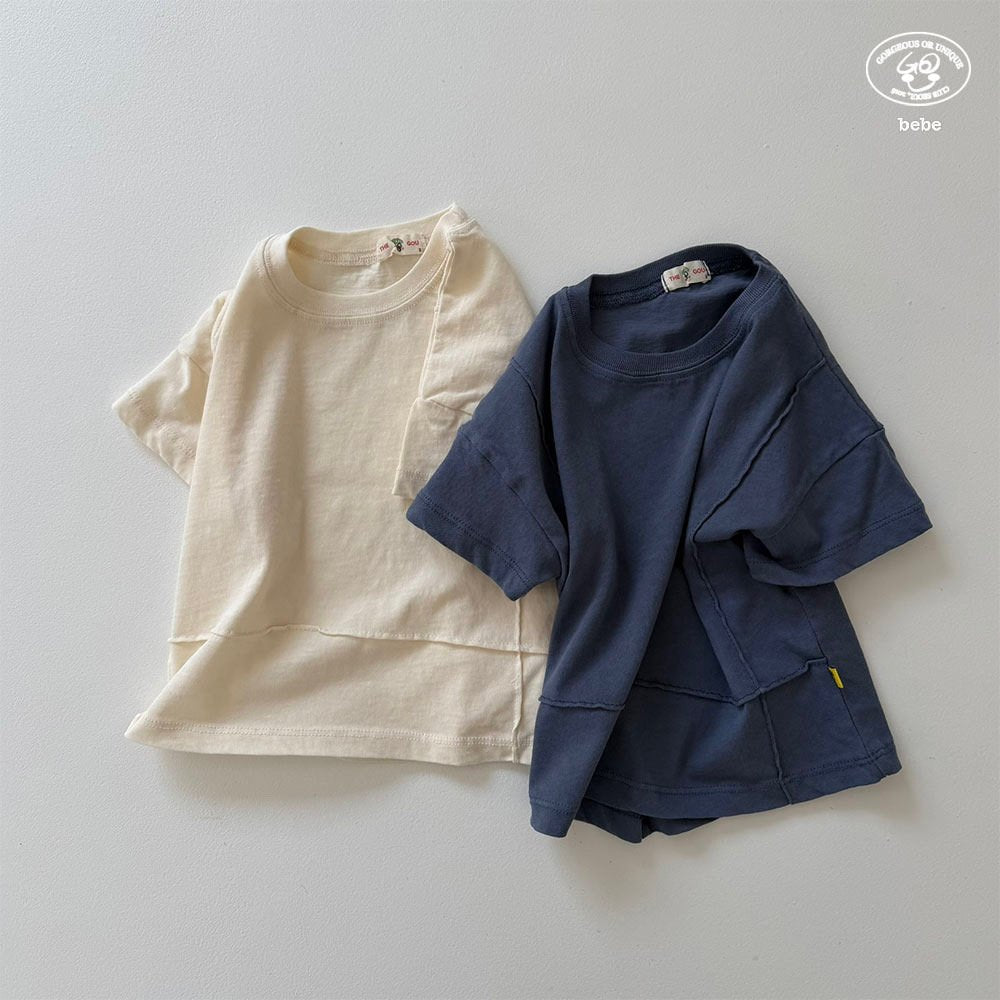 [PRE-ORDER] Pin-Tuck Half Baby T-Shirts