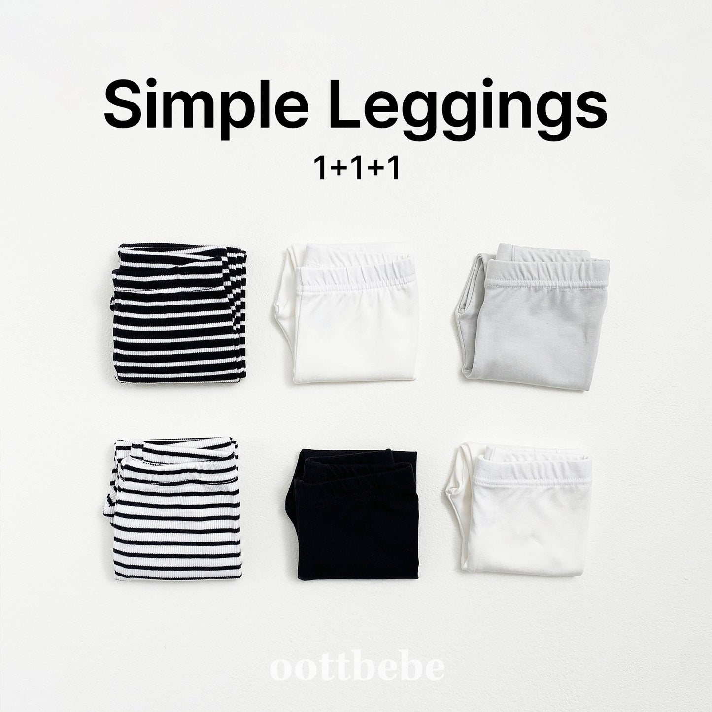 [PRE-ORDER] Simple 1+1+1 Leggings Set