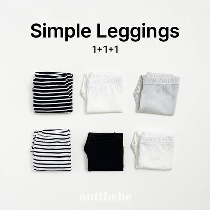 [PRE-ORDER] Simple 1+1+1 Leggings Set