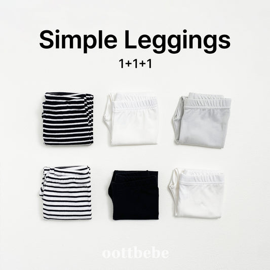 [PRE-ORDER] Simple 1+1+1 Leggings Set