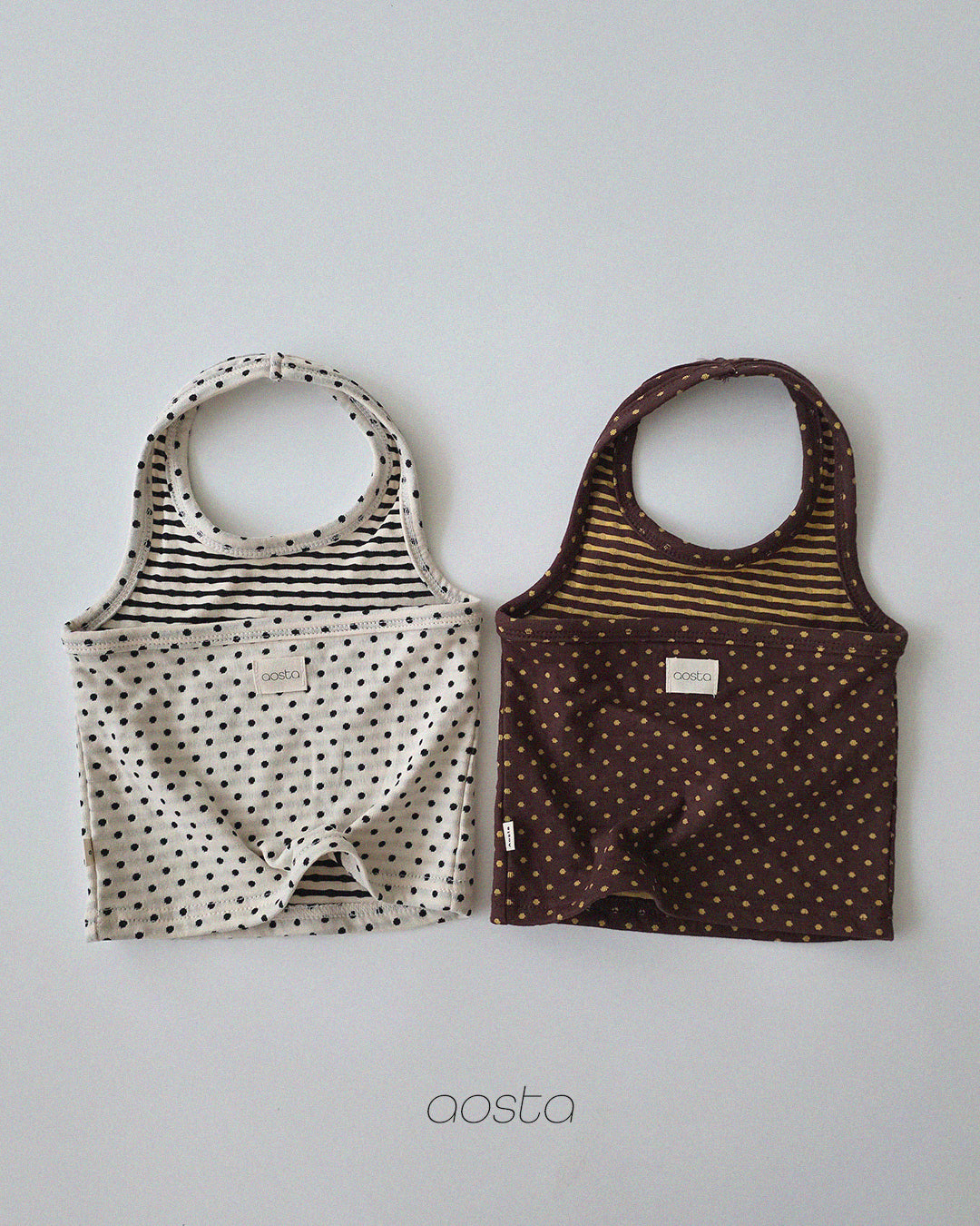 [PRE-ORDER] Choco Chip Halter Neck Top