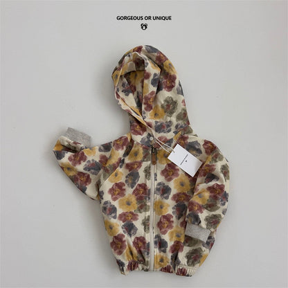 [PRE-ORDER] Floral Hoodie Jacket