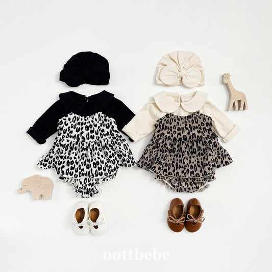 [PRE-ORDER] Leopard Baby Top Bottom Set