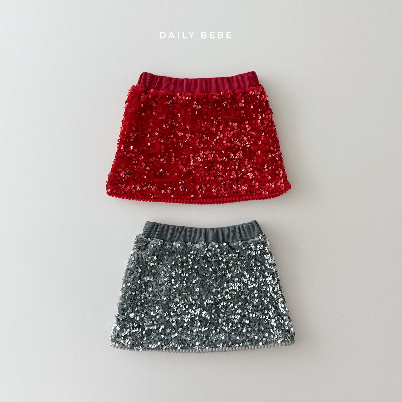 Spangles Skirts [Silver/JS(7-8yr)]