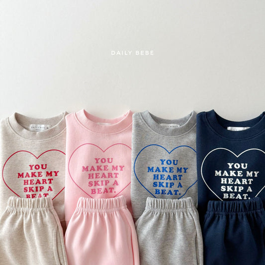[PRE-ORDER] Heart Wide Top Bottom Set