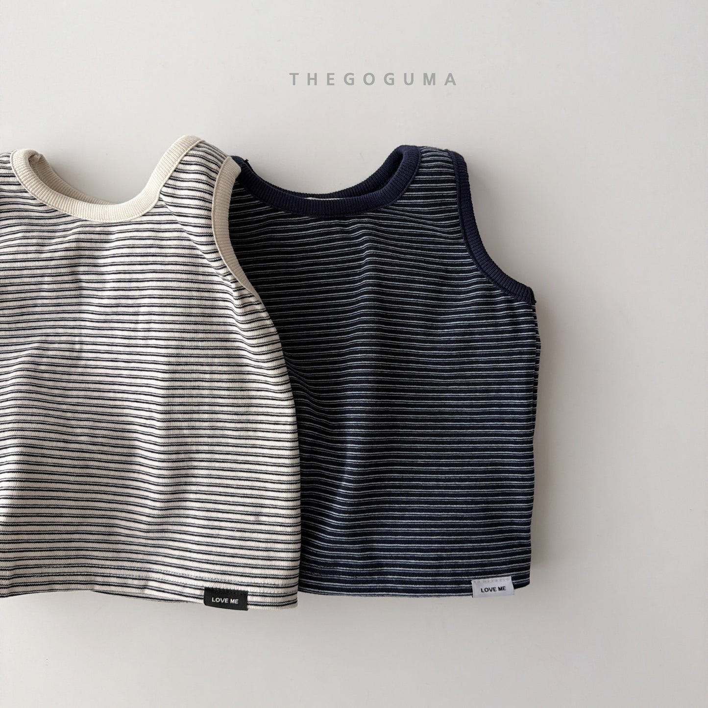 [PRE-ORDER] Petite Stripe Sleeveless T-Shirts