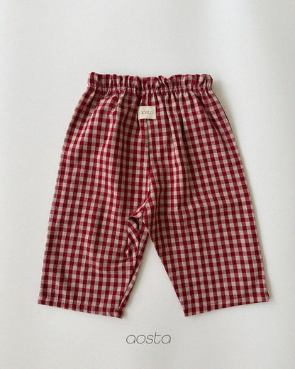 [PRE-ORDER] Caramel Check Pants