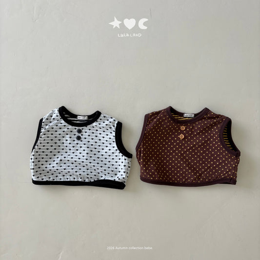 [PRE-ORDER] Heart Dot Baby Vest
