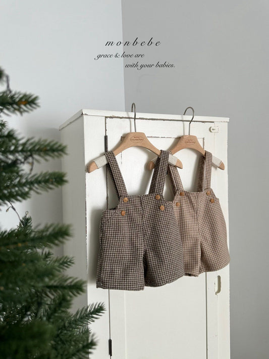 [PRE-ORDER] Window Check Suspender Pants