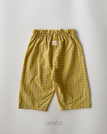 [PRE-ORDER] Caramel Check Pants