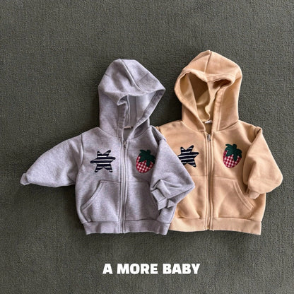 [PRE-ORDER] Strawberry Star Hoodie Jacket
