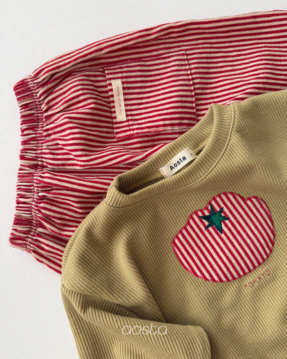 Tomato Sweatshirts [Ivory/M(1-2yr)]