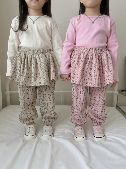 [PRE-ORDER] Floral Frill Jogger Pants