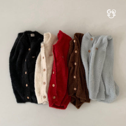 Mink Vest [Brown/M(3-4yr)]