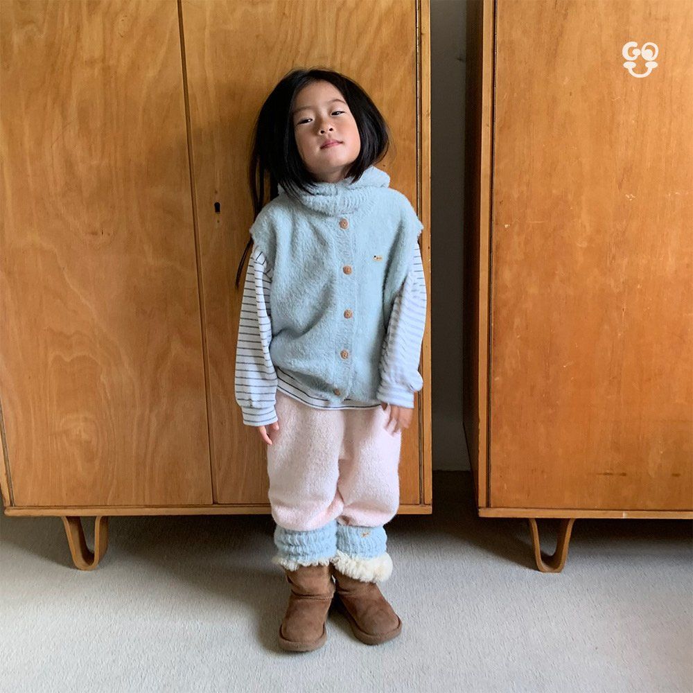 Mink Vest [Brown/M(3-4yr)]