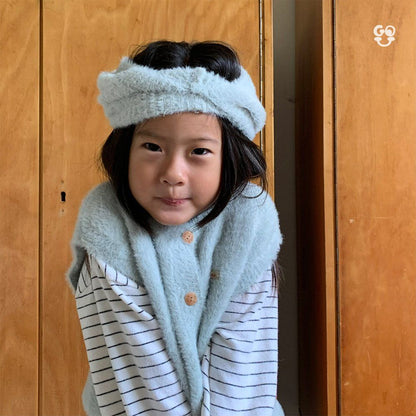 Mink Vest [Brown/M(3-4yr)]
