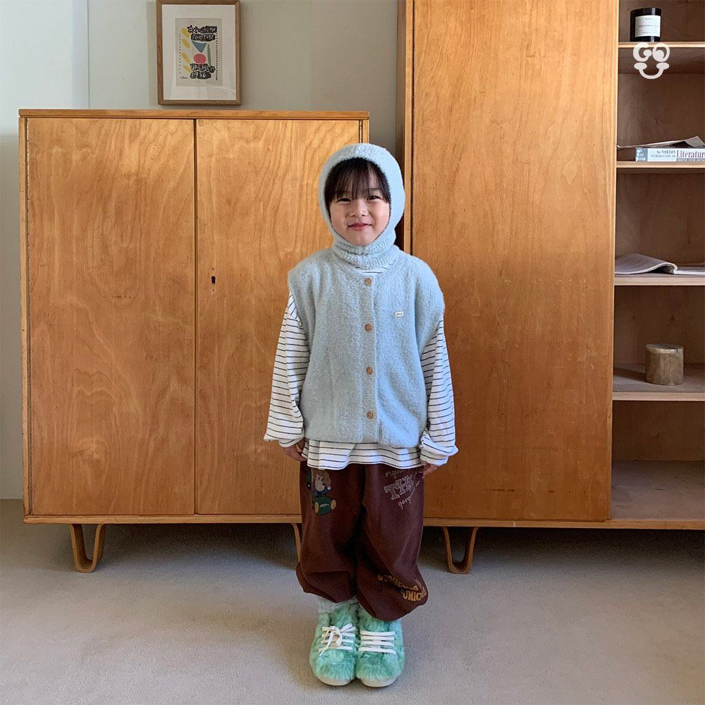 Mink Vest [Brown/M(3-4yr)]