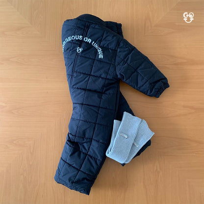 Snowman Jumpsuit [Cream/M(3-4yr)]