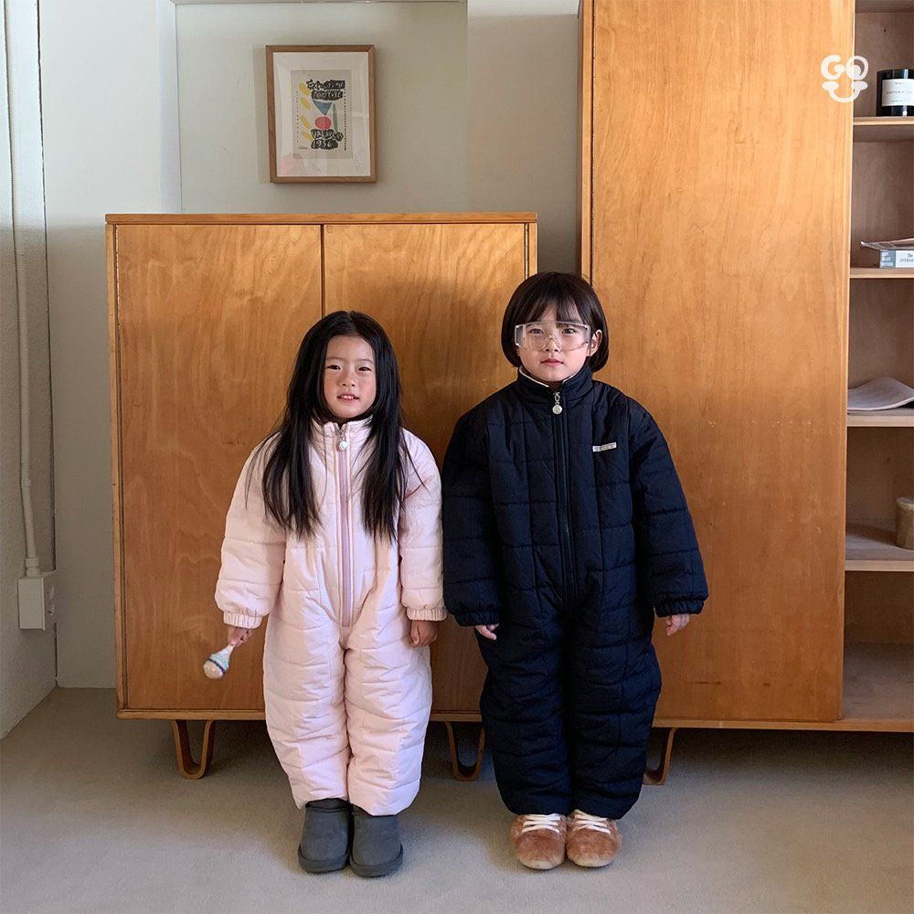 Snowman Jumpsuit [Cream/M(3-4yr)]