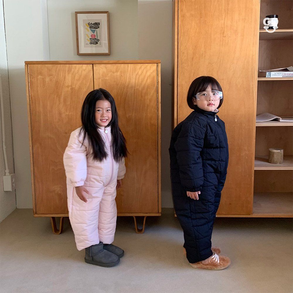 Snowman Jumpsuit [Cream/M(3-4yr)]