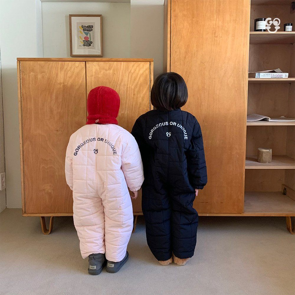 Snowman Jumpsuit [Cream/M(3-4yr)]