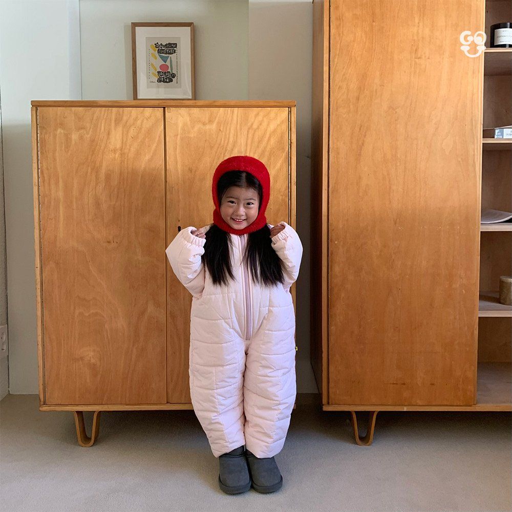Snowman Jumpsuit [Cream/M(3-4yr)]