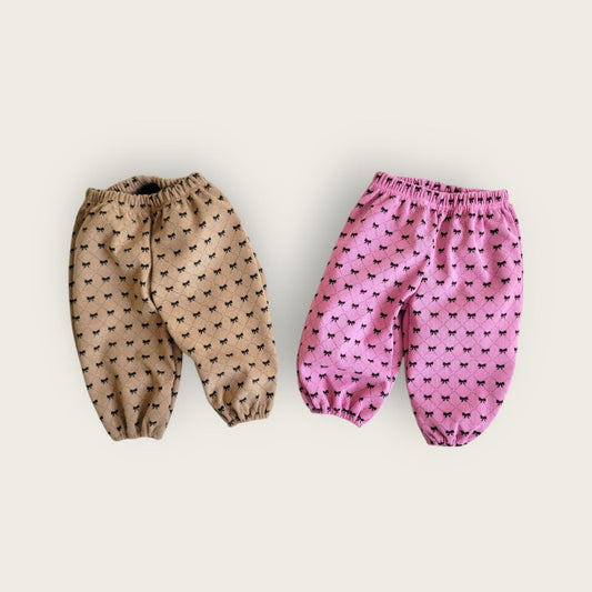 [PRE-ORDER] Corduroy Ribbon Sausage Pants