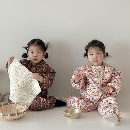 [PRE-ORDER] Mini Floral Top Bottom Set