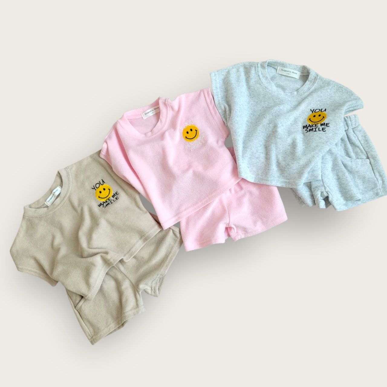 [PRE-ORDER] Terry Smile Top Bottom Set