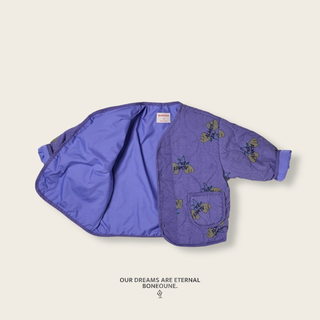[PRE-ORDER] Two Floral Quilted Jacket