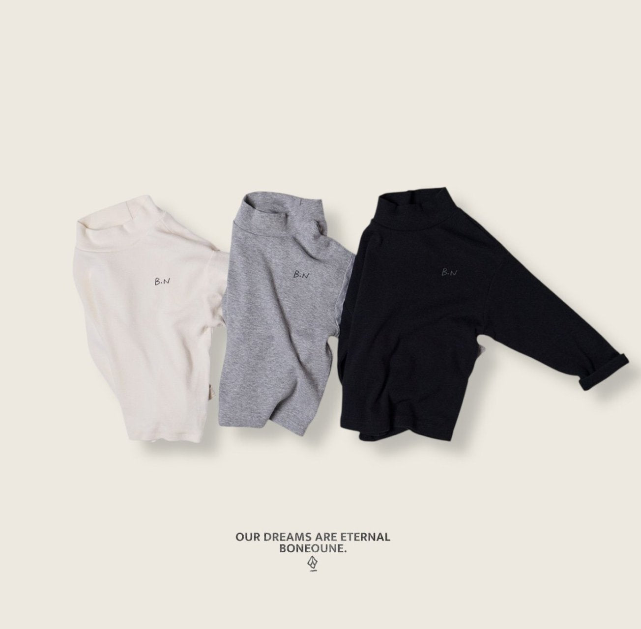 [PRE-ORDER] Mild Ribbed Turtleneck T-Shirts