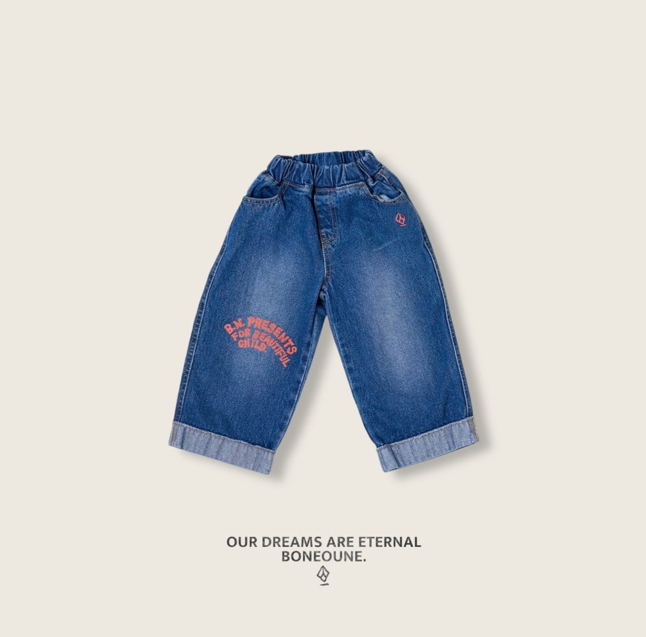 [PRE-ORDER] Roll Up Denim Pants