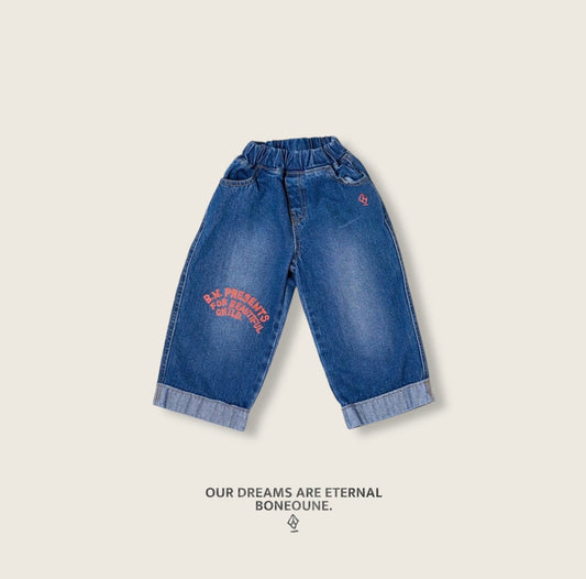 [PRE-ORDER] Roll Up Denim Pants