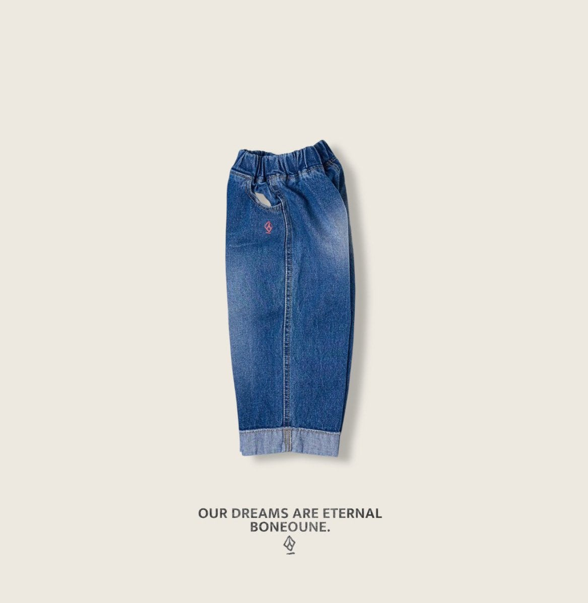 [PRE-ORDER] Roll Up Denim Pants
