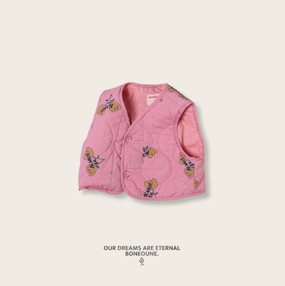 [PRE-ORDER] Floral Quilted Vest