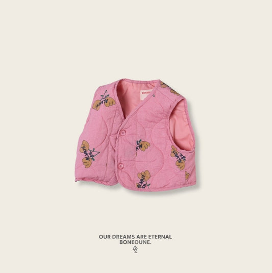 [PRE-ORDER] Floral Quilted Vest