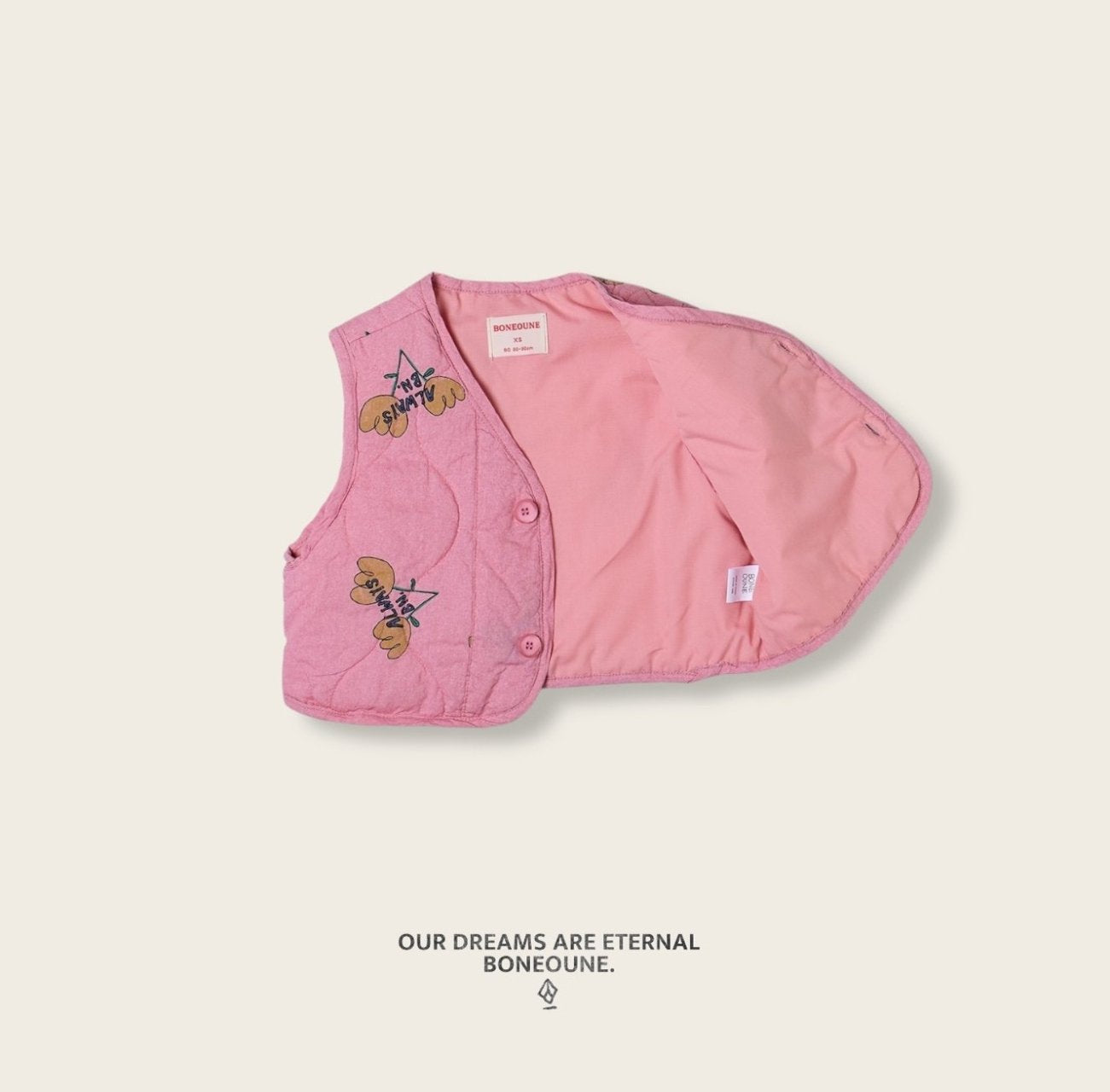 [PRE-ORDER] Floral Quilted Vest