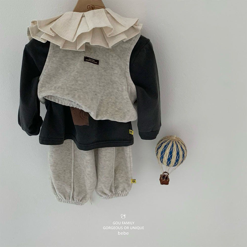 [PRE-ORDER] Velour Vest Baby Set