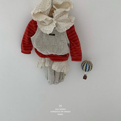 [PRE-ORDER] Velour Vest Baby Set