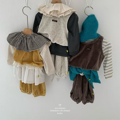 [PRE-ORDER] Velour Vest Baby Set