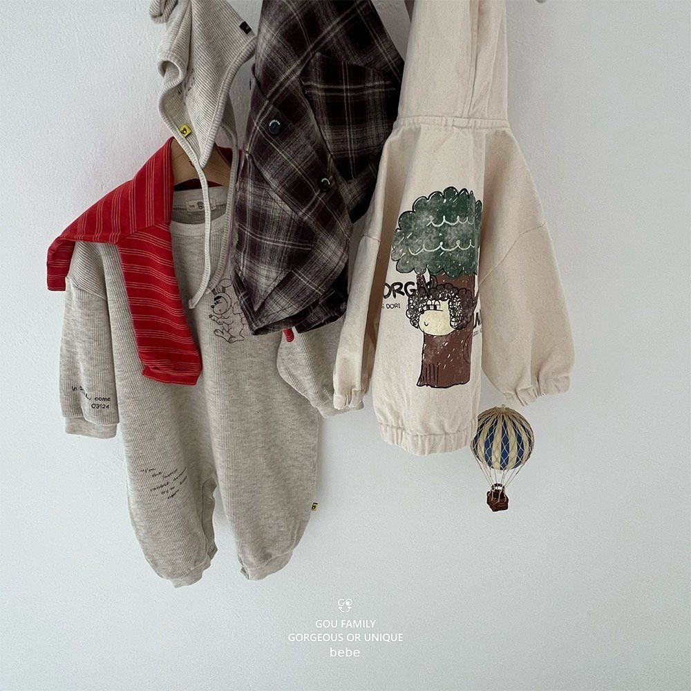 [PRE-ORDER] Autumn Check Baby Shirts