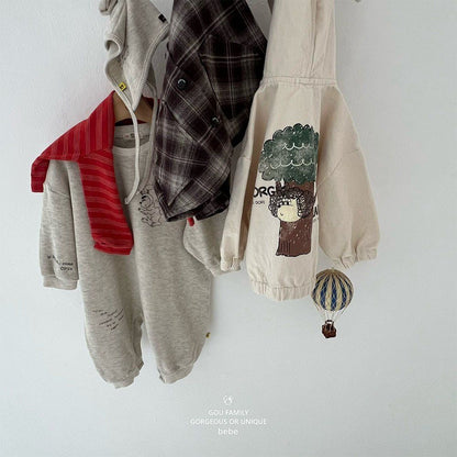 [PRE-ORDER] Autumn Check Baby Shirts