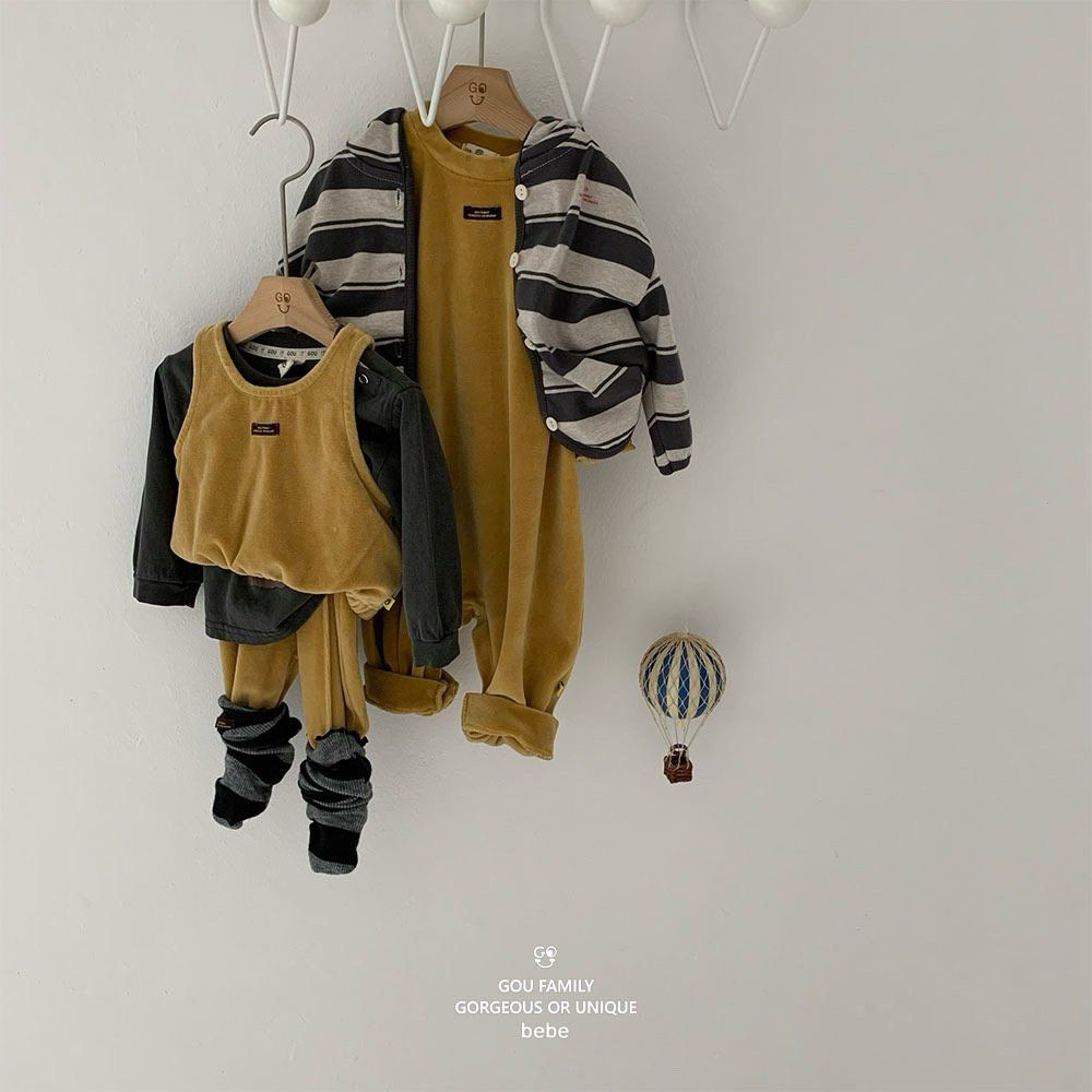 [PRE-ORDER] Stripe Baby Hoodie Cardigan