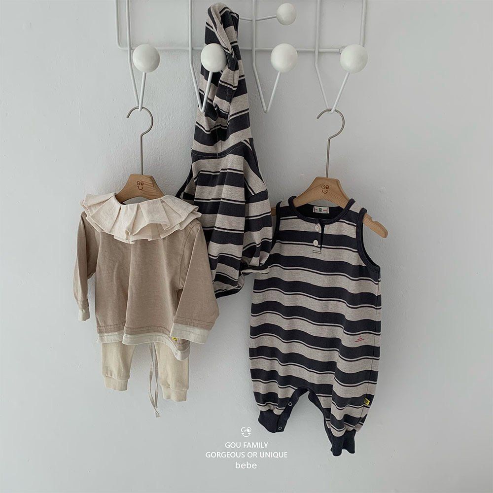 [PRE-ORDER] Stripe Baby Hoodie Cardigan