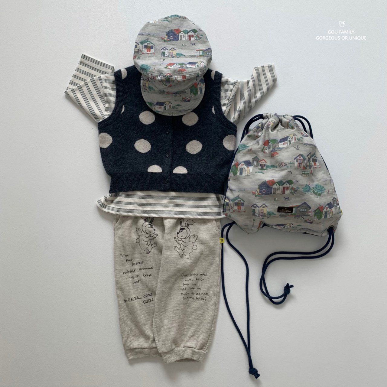 [PRE-ORDER] Dot Vest (Mom Couple)
