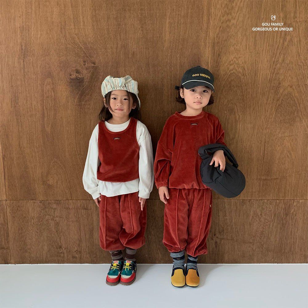 [PRE-ORDER] Velour Go Top Bottom Set (Mom Couple)